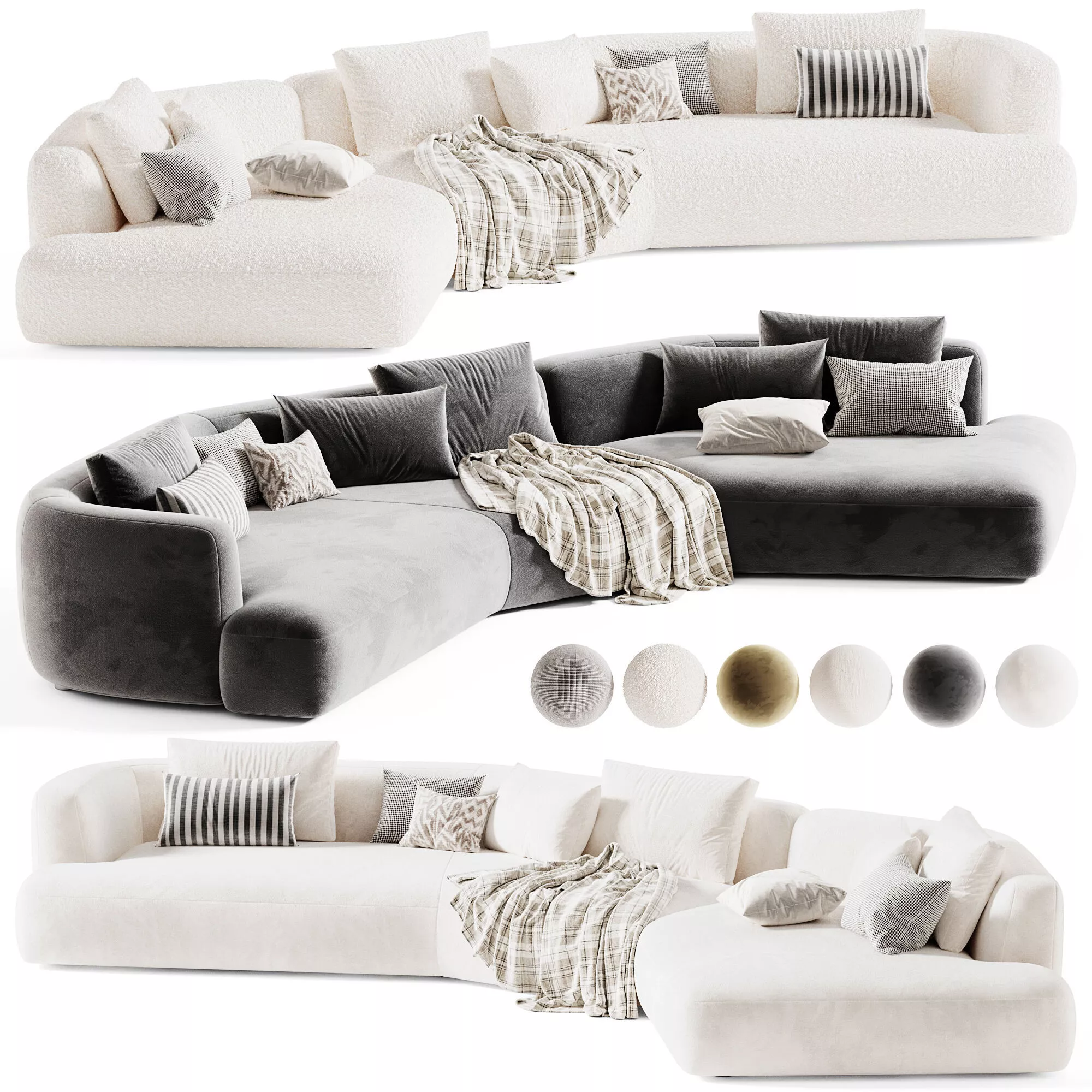 Talenti Alma Modular Sofa 3D model
