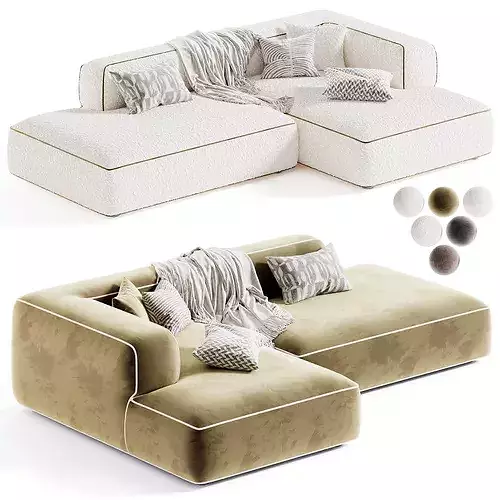 Skdesign Jarvis Modular Corner Sofa 3D model