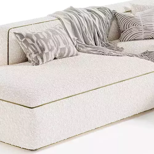 Skdesign Jarvis Modular Corner Sofa 3D model 6