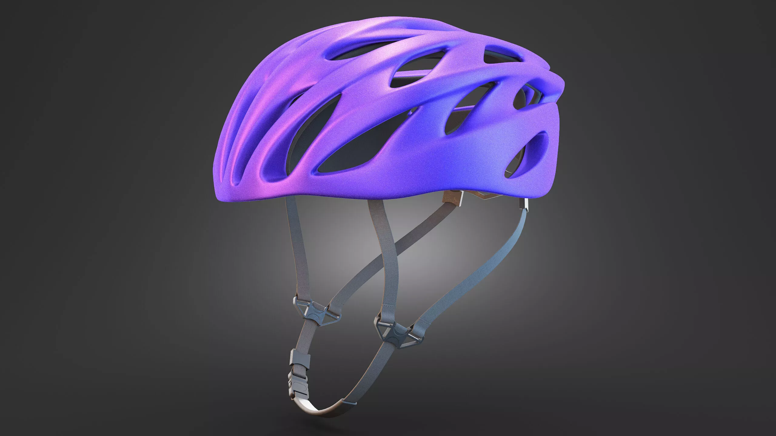 Bike Helmet PBR 3D model