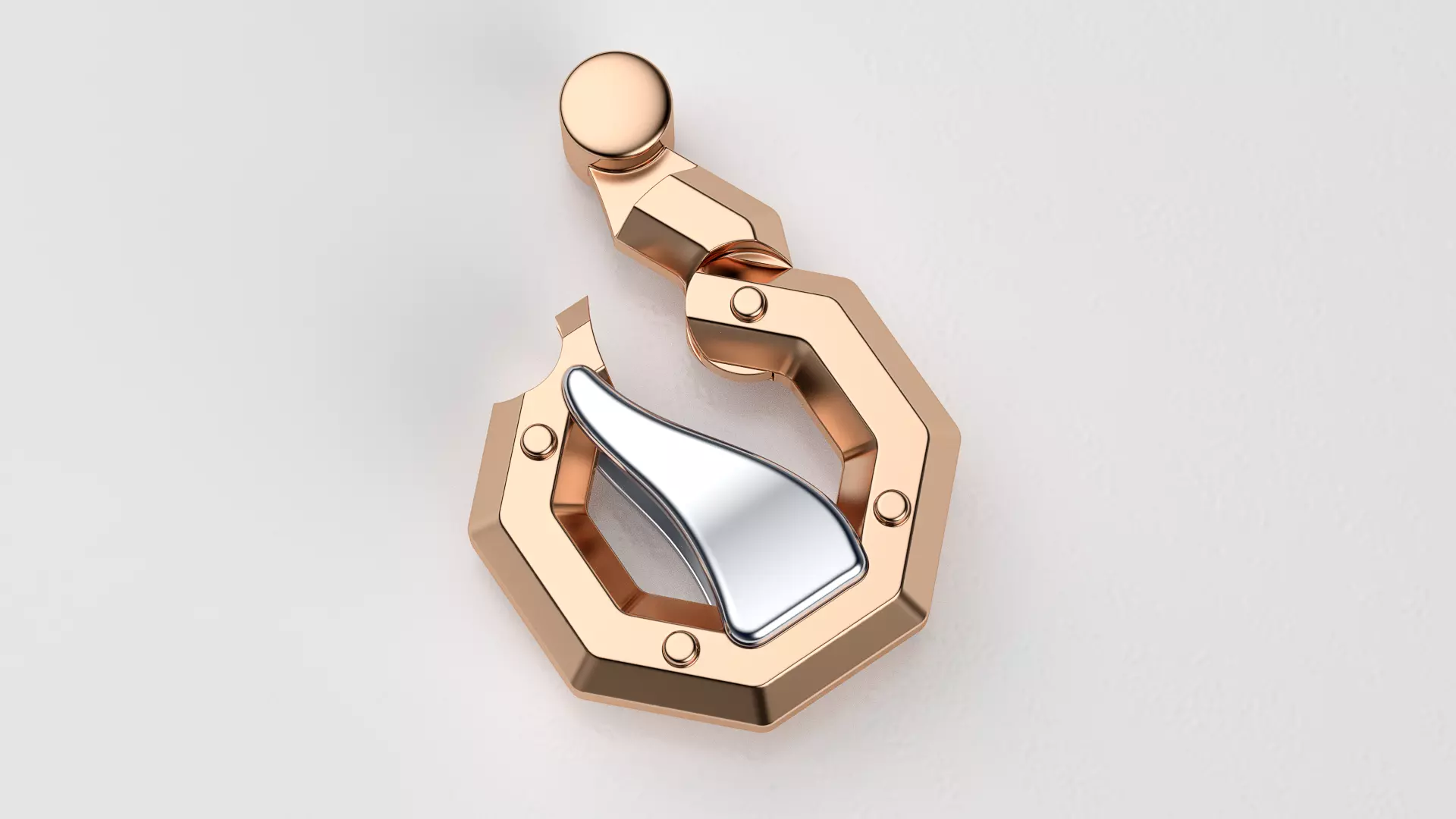 Jewelry lock 3D print model