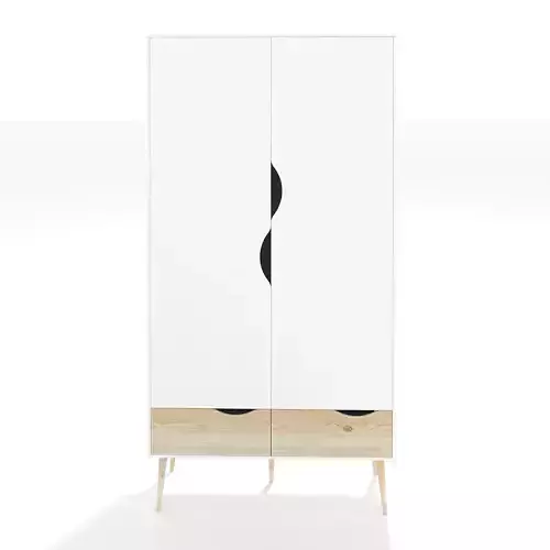 Diana 2 Drawer and 2 Door Wardrobe