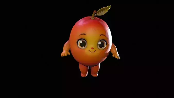 Chibi Fruit Peach