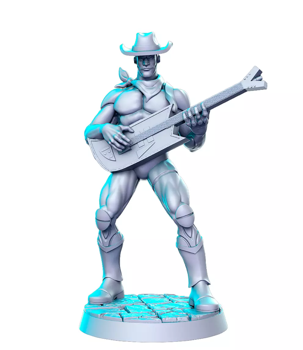 Bluegrass 3D Print STL Miniature RPG 3D print model