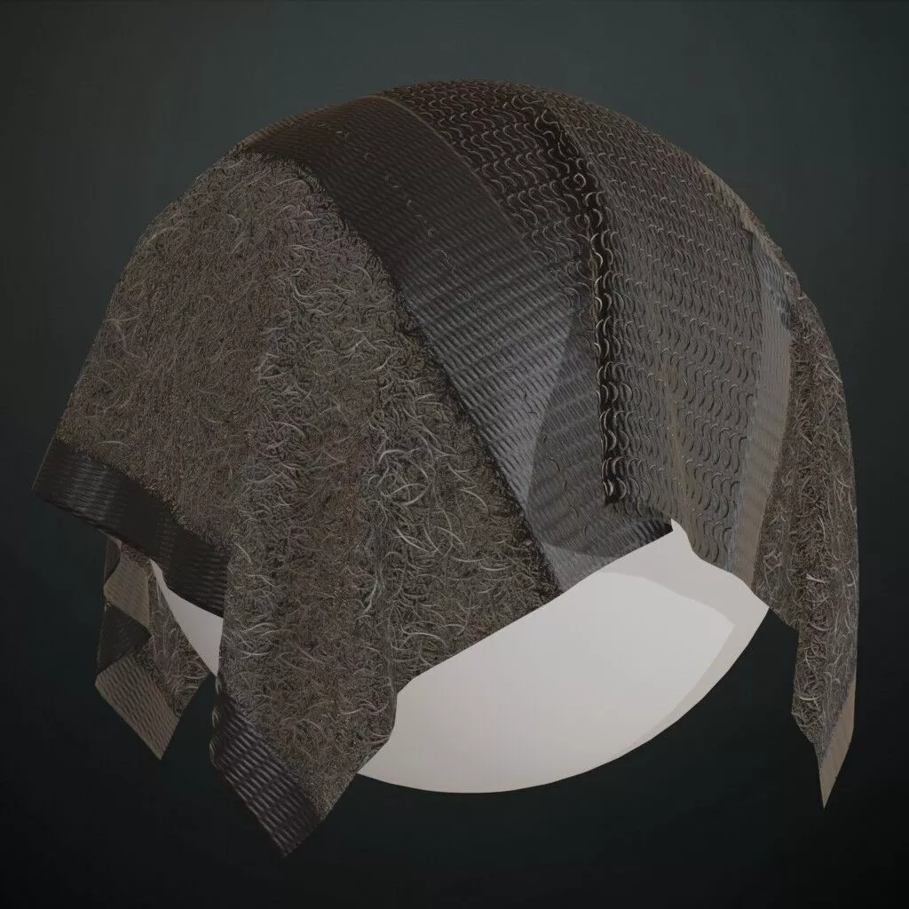 Realistic Hook and Loop PBR Seamless Texture