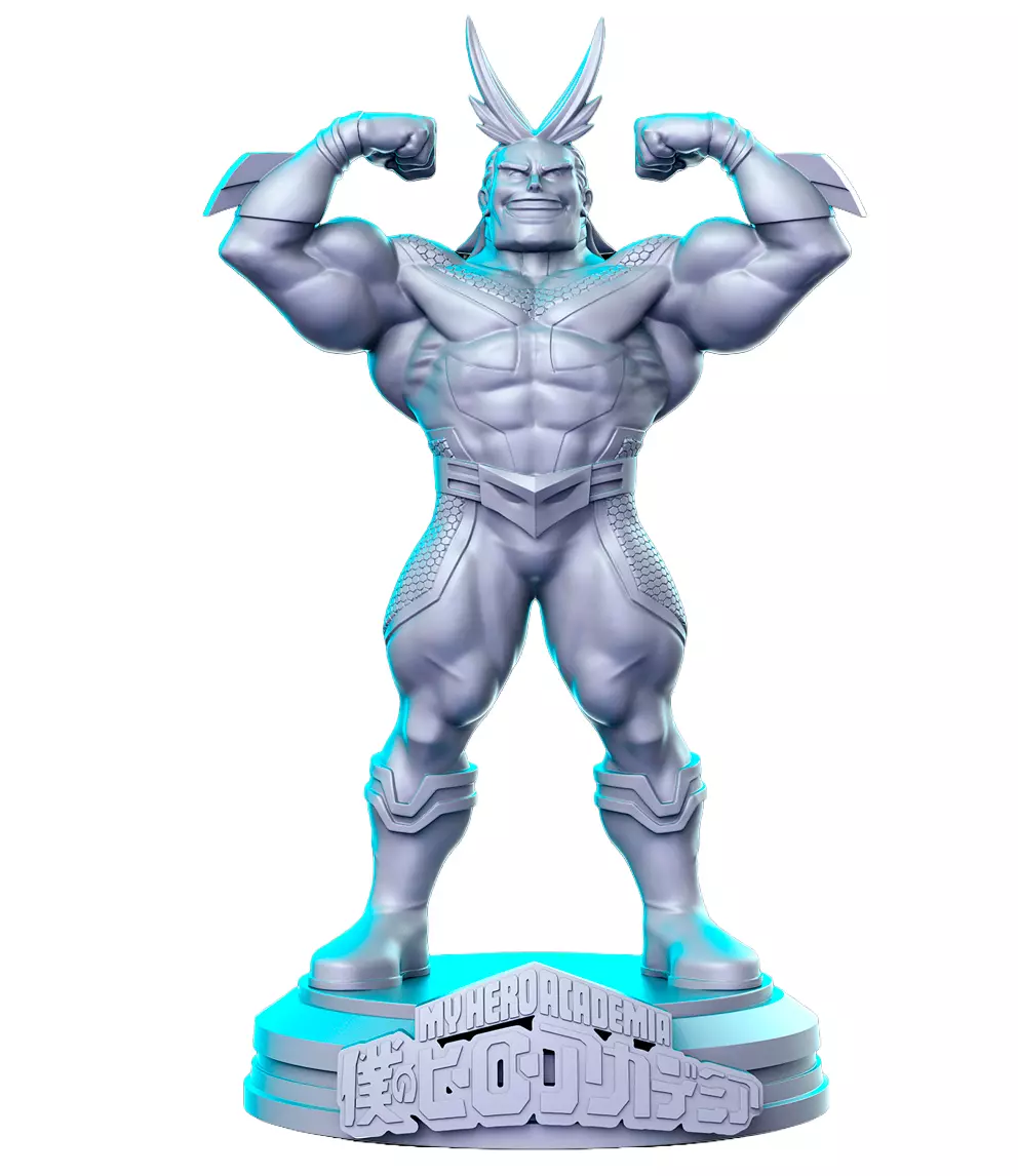 All Might 3D Print STL Miniature RPG 3D print model