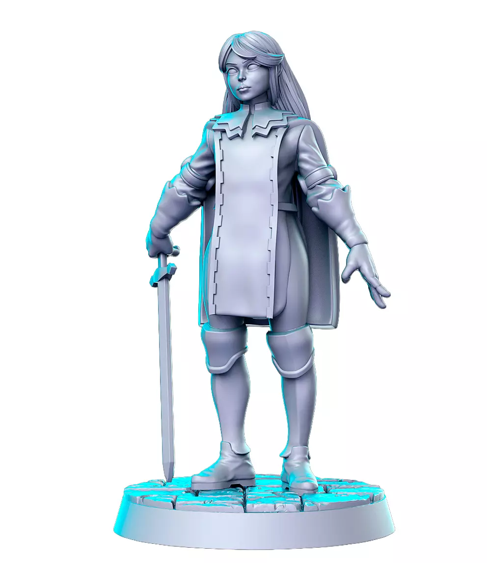 Aramis 3D Print STL Miniature RPG 3D print model