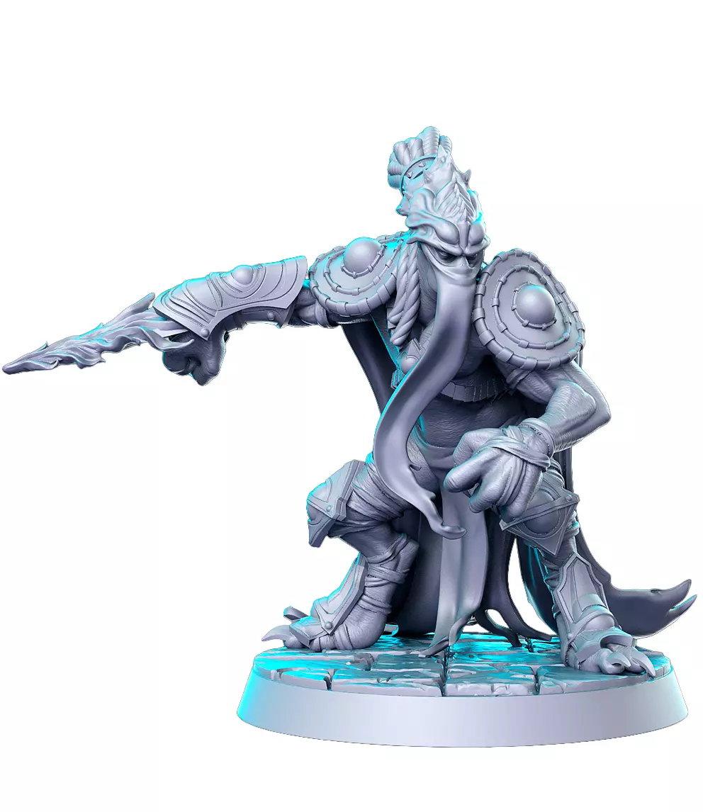 Zeratul 3D Print STL Miniature RPG 3D print model