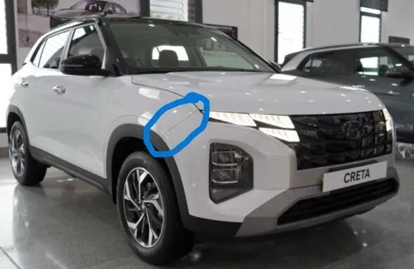 Hyundai Creta 2023 2025 Front Bumper Mounting Bracket 3D print model
