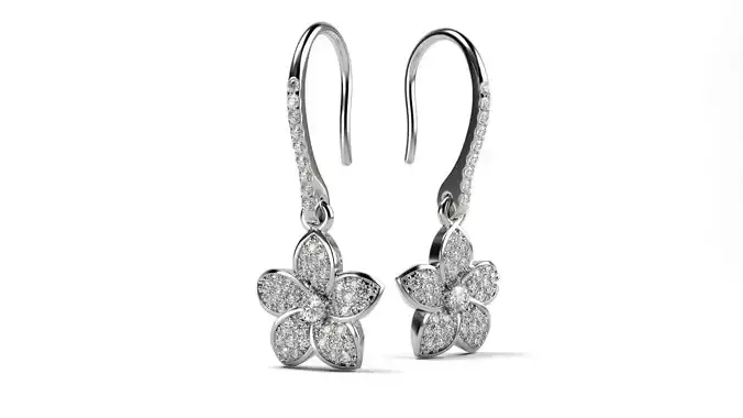 Earrings Flower Petals