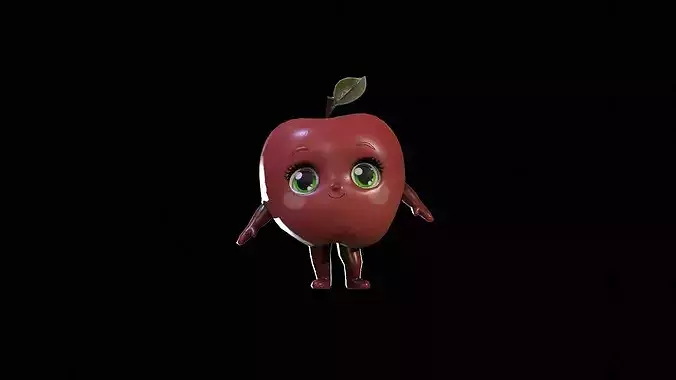 Chibi Fruit Apple two