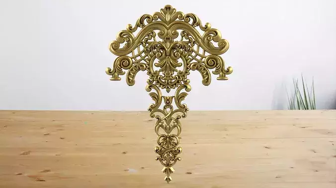 Classic Wall Panel Relief for CNC STL ArtCAM RLF