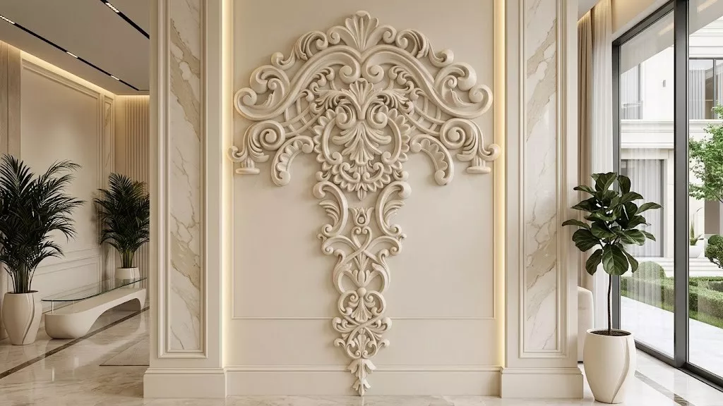 Classic Wall Panel Relief for CNC STL ArtCAM RLF 3D model