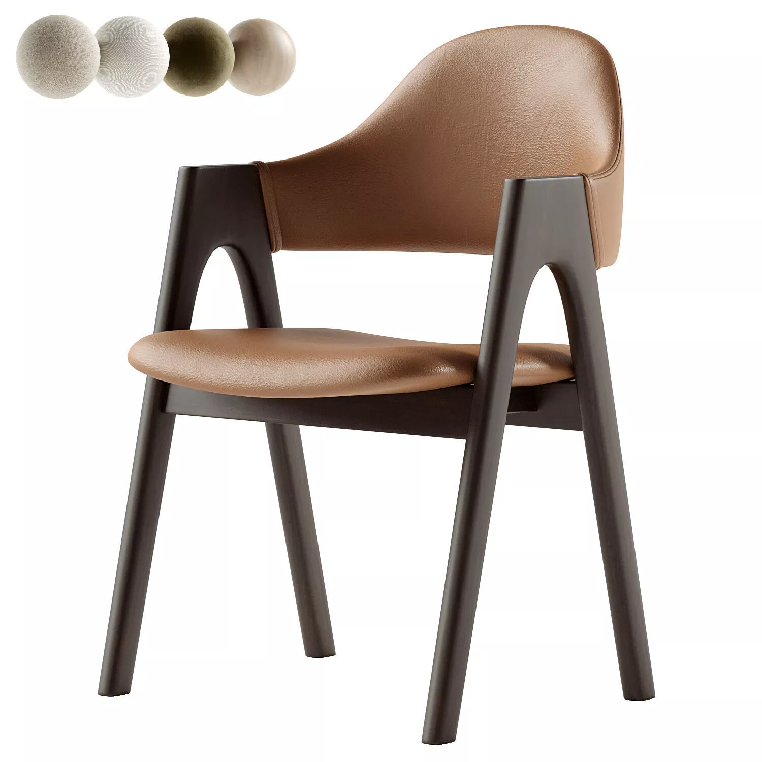 Melba Dining Chair 3D model