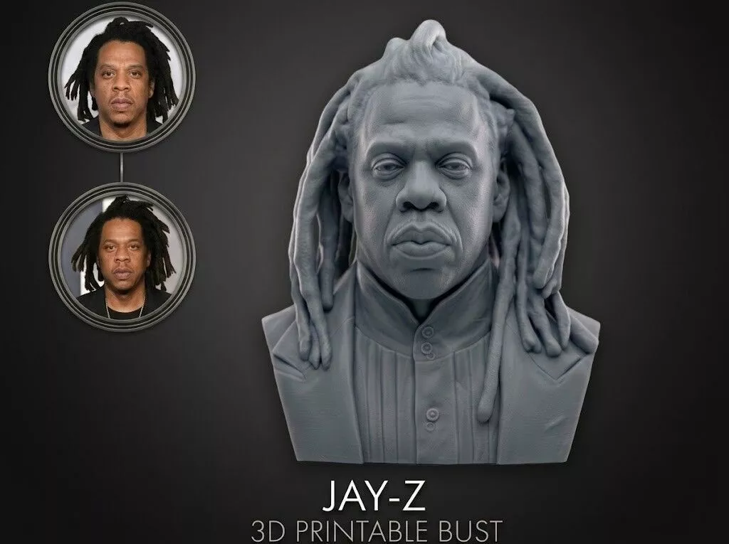 Jay-Z 3D Printable Bust 3D print model