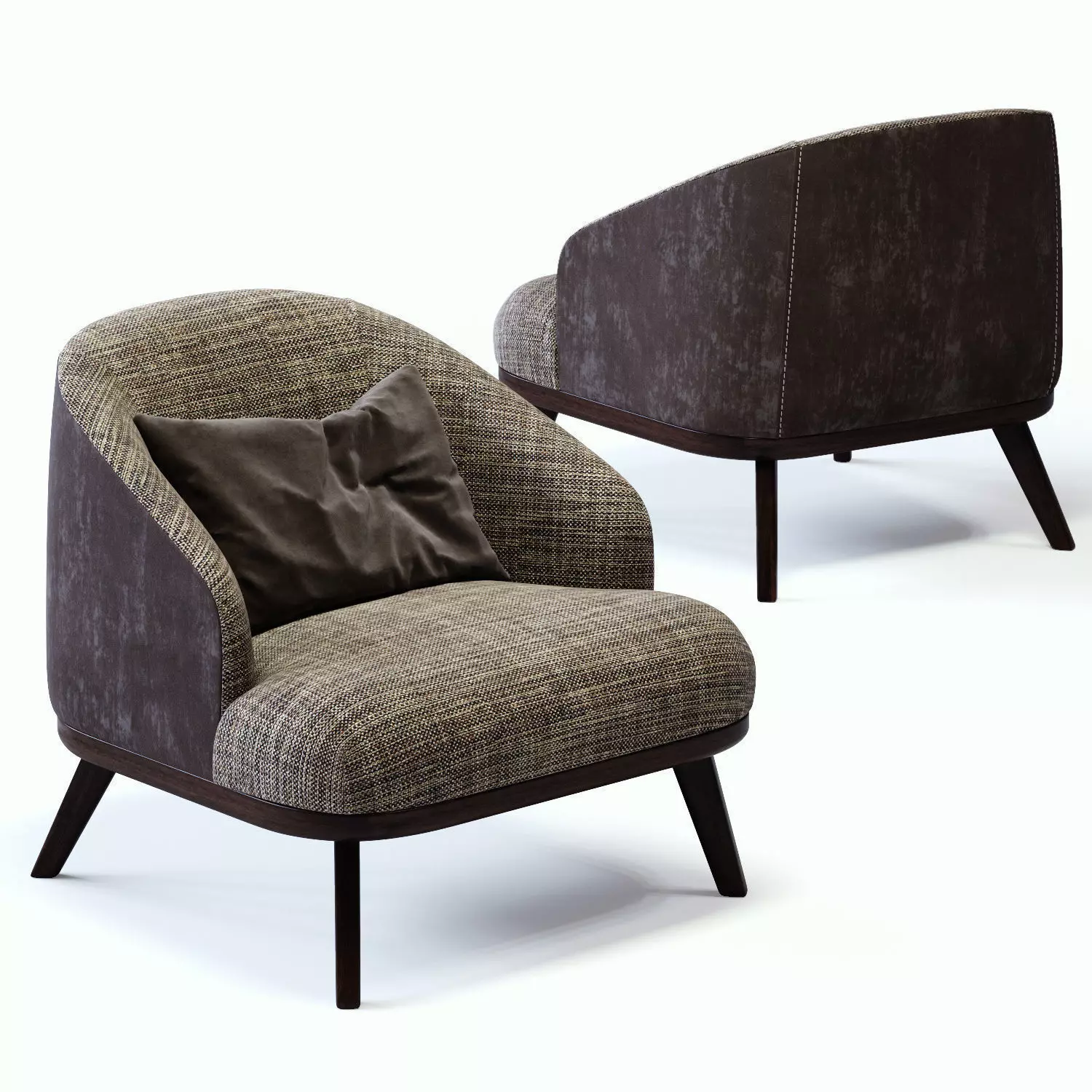 Ditre Italia St Tropez Armchair Low-poly 3D model