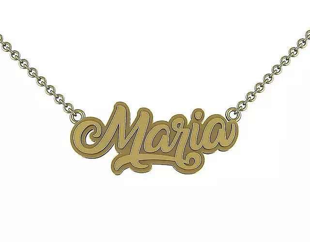 Custom Name Pendant Maria