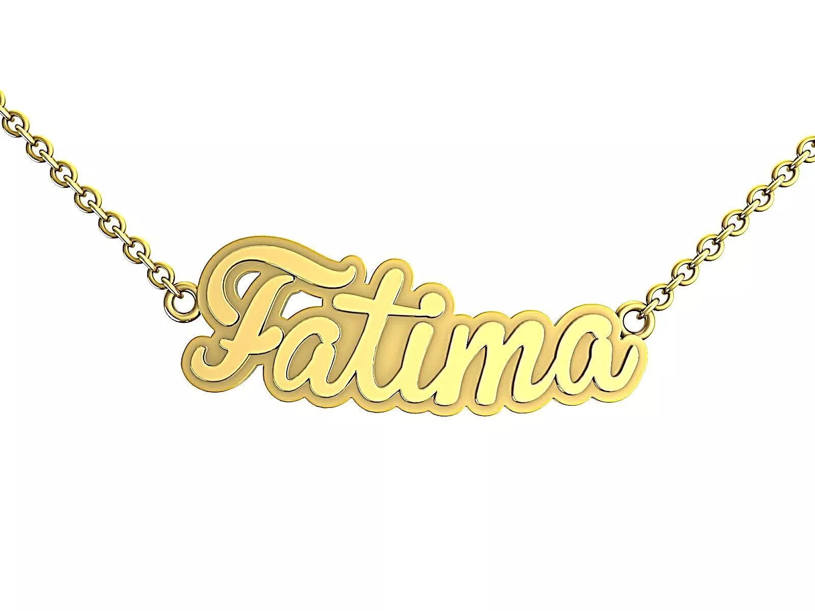 Custom Name Pendant Fatima 3D print model