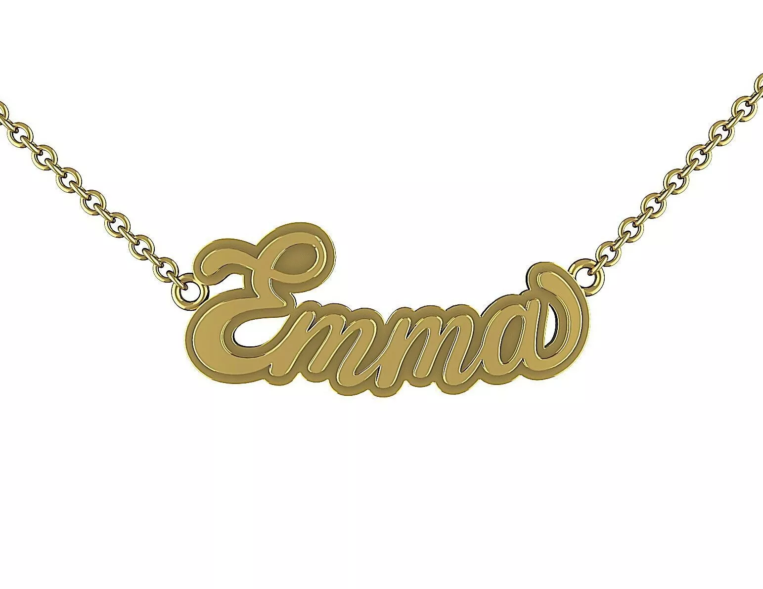Custom Name Pendant Emma 3D print model