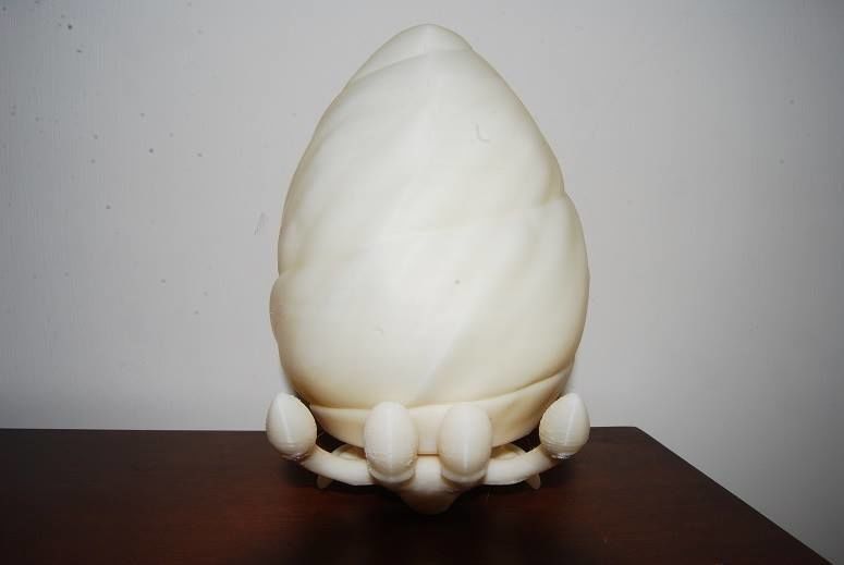 Hermit-Crab printable lamp 3D print model_6