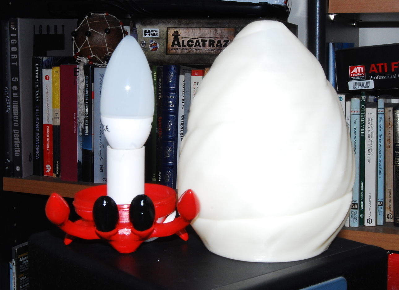Hermit-Crab printable lamp 3D print model_4