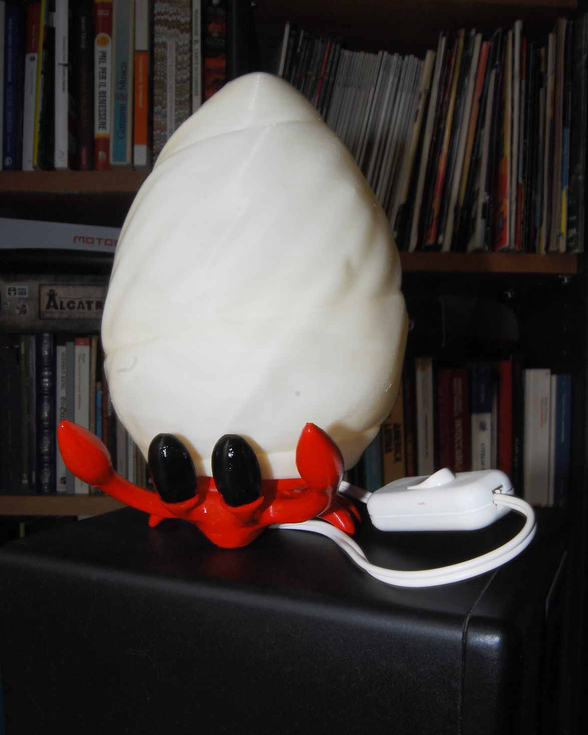 Hermit-Crab printable lamp 3D print model_2