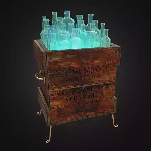 Glassket floor lamp by AfterGlow Design 3D model