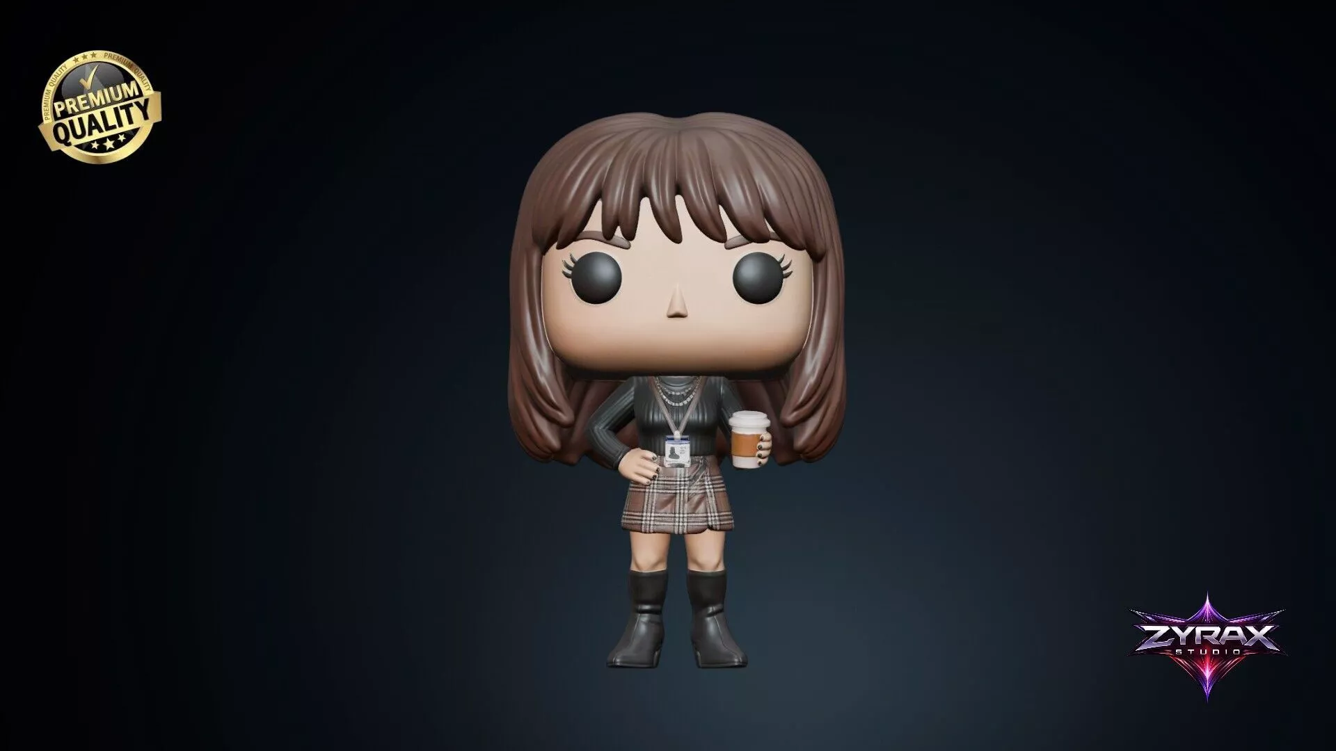 Andrea Sachs Funko Style STL The Devil Wears Prada 3D Print 3D print model