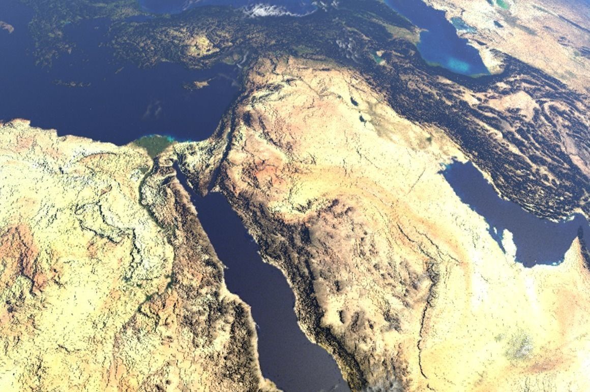 EARTH and Moon 3D model_2