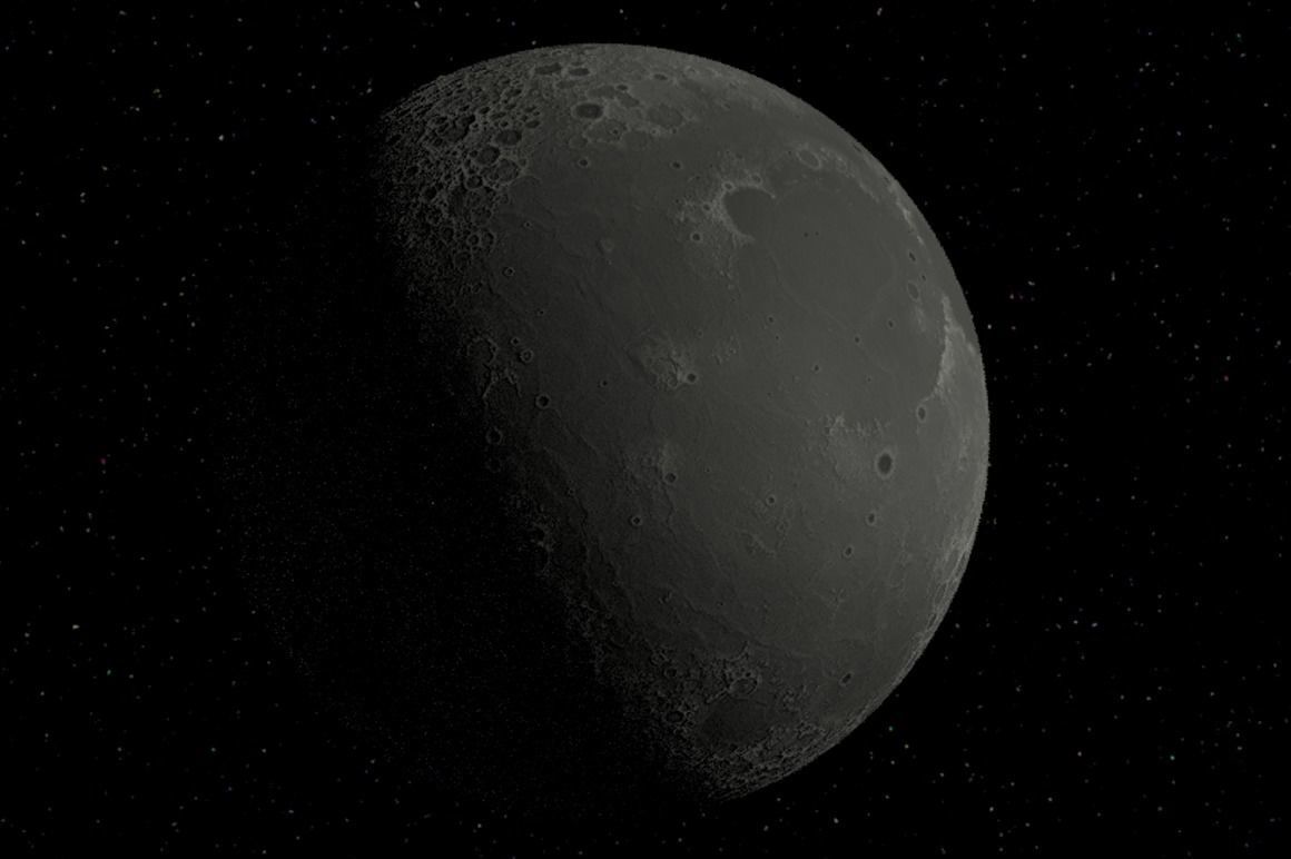 EARTH and Moon 3D model_3