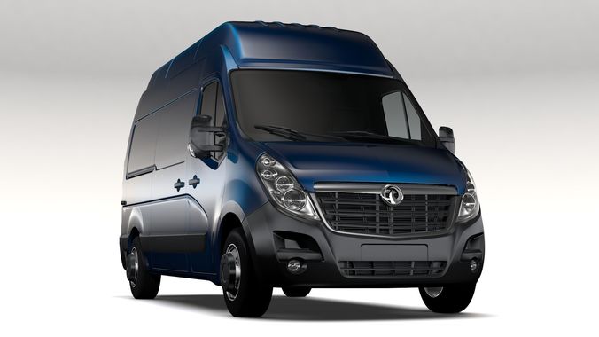 Vauxhall Movano L2H3 Van 2016 3D model