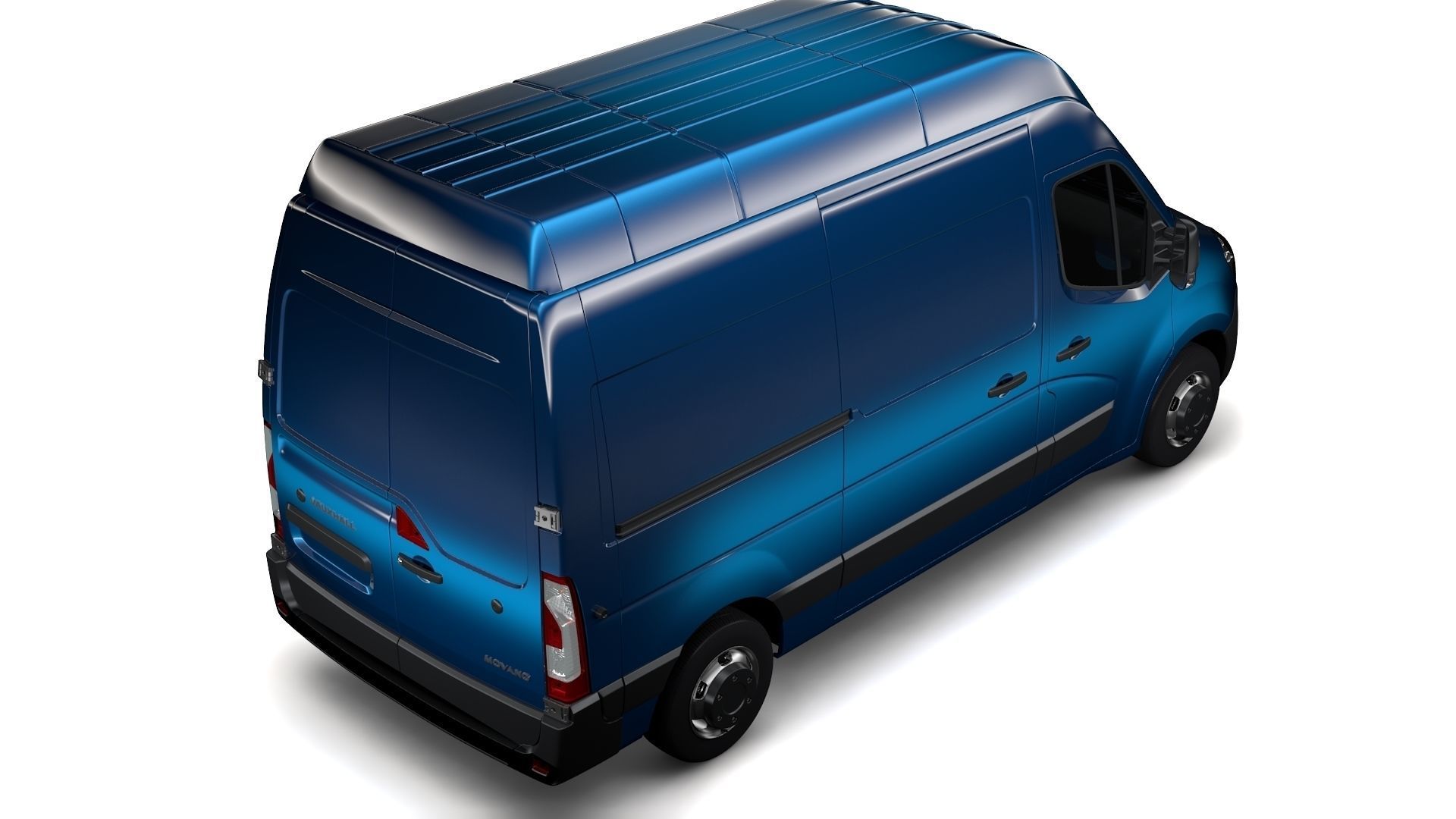 Vauxhall Movano L2H3 Van 2016 3D model_7