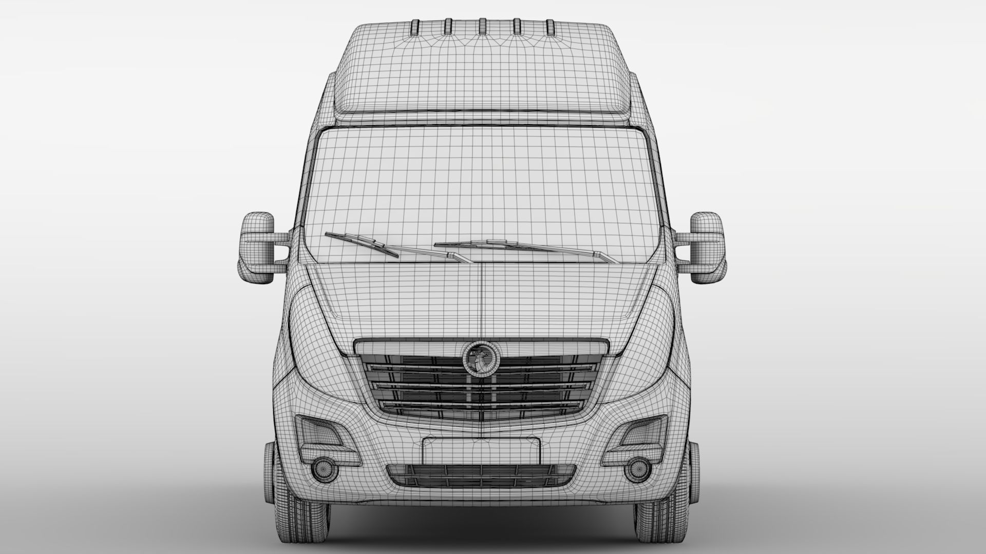 Vauxhall Movano L2H3 Van 2016 3D model_21