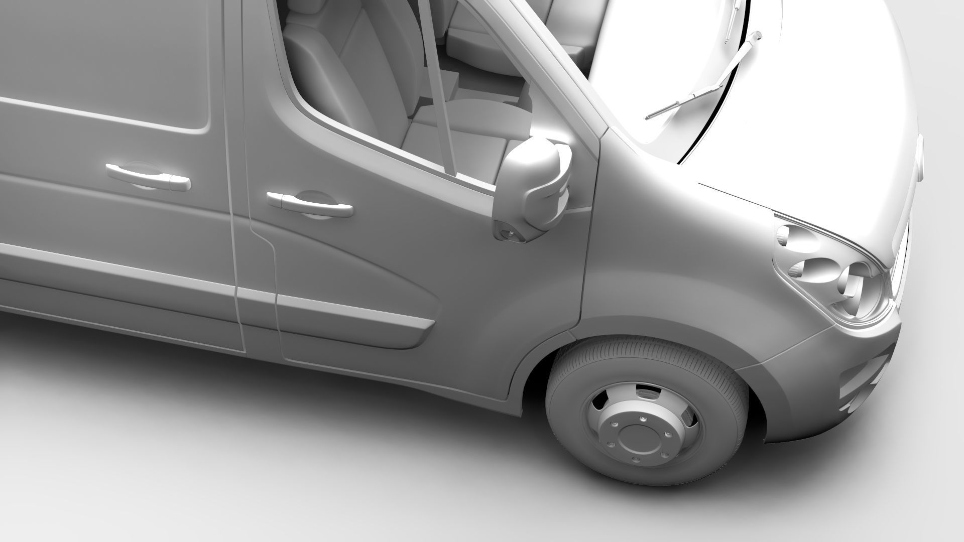 Vauxhall Movano L2H3 Van 2016 3D model_13