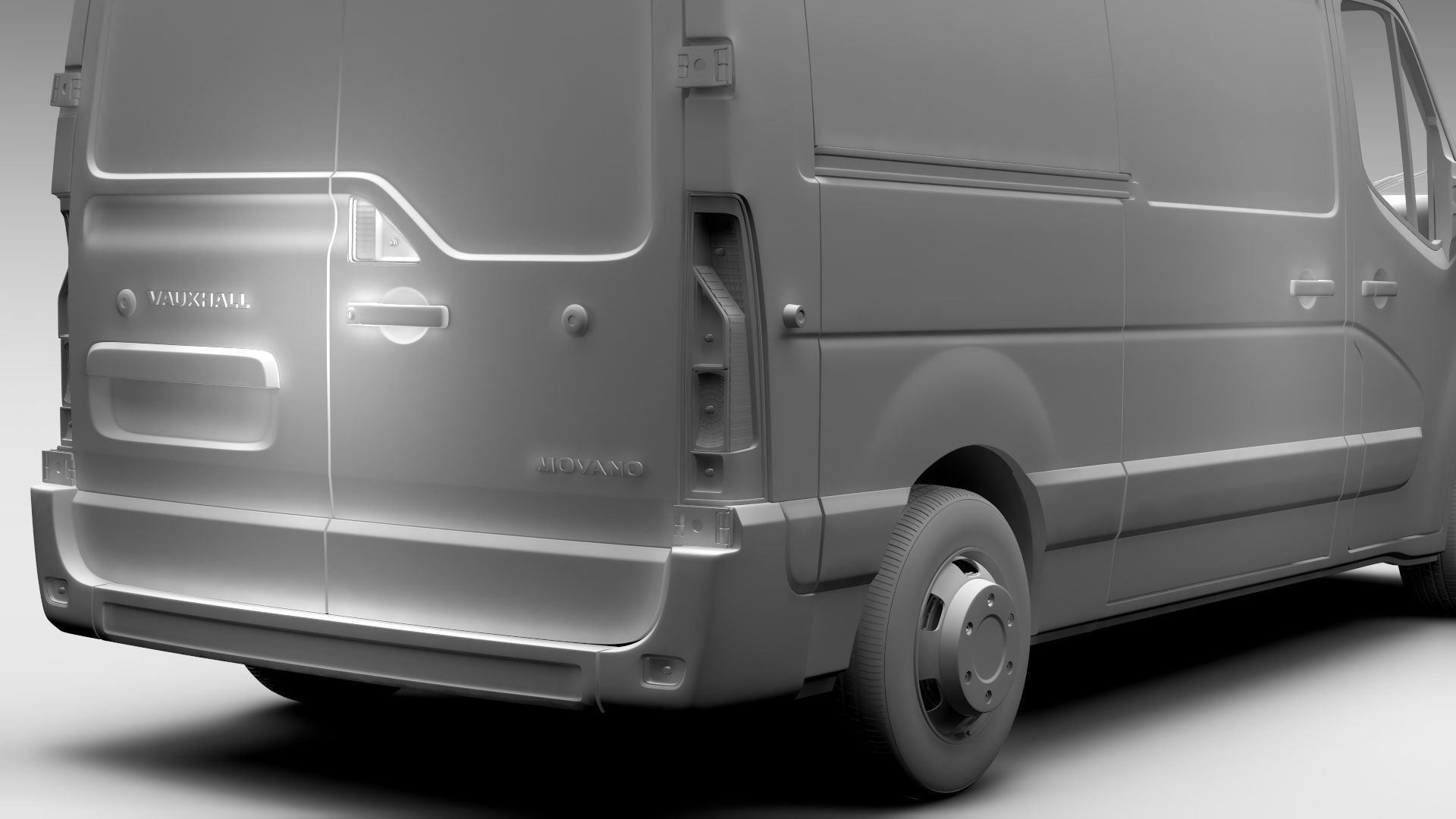 Vauxhall Movano L2H3 Van 2016 3D model_15