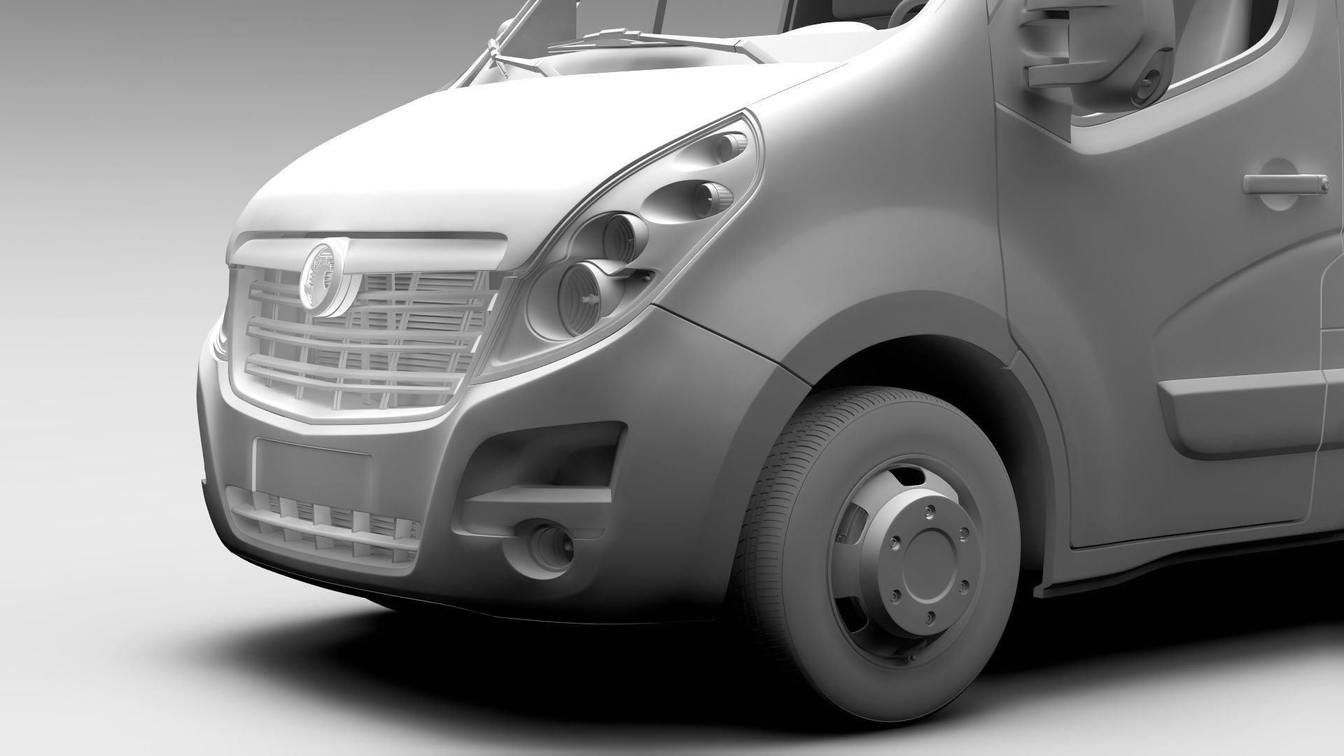 Vauxhall Movano L2H3 Van 2016 3D model_14