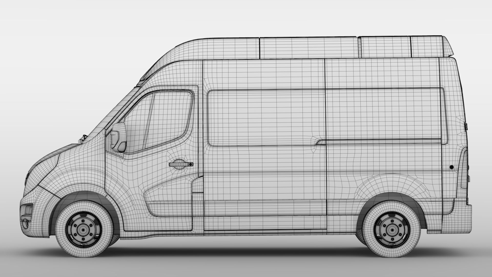 Vauxhall Movano L2H3 Van 2016 3D model_18