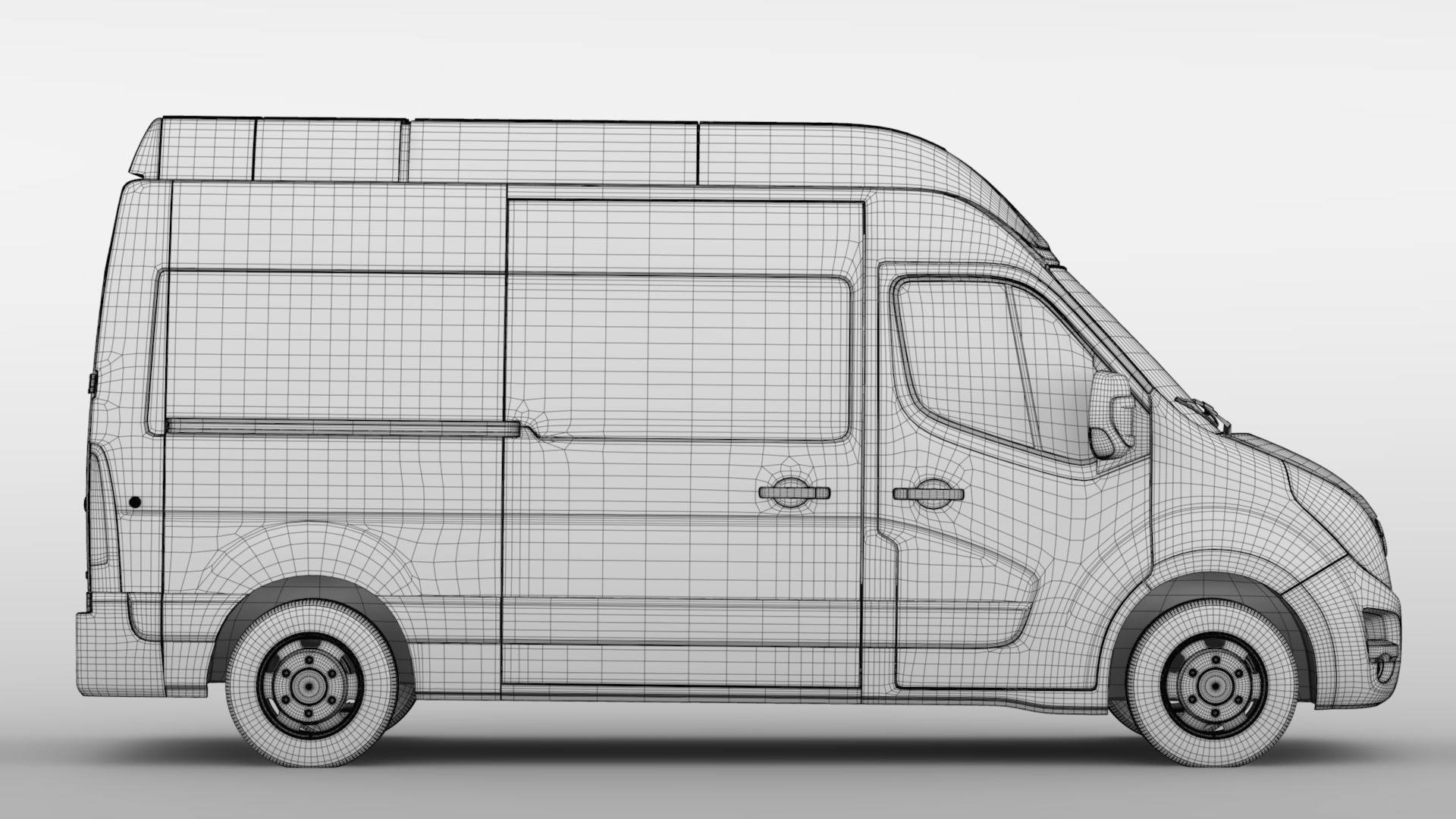 Vauxhall Movano L2H3 Van 2016 3D model_19