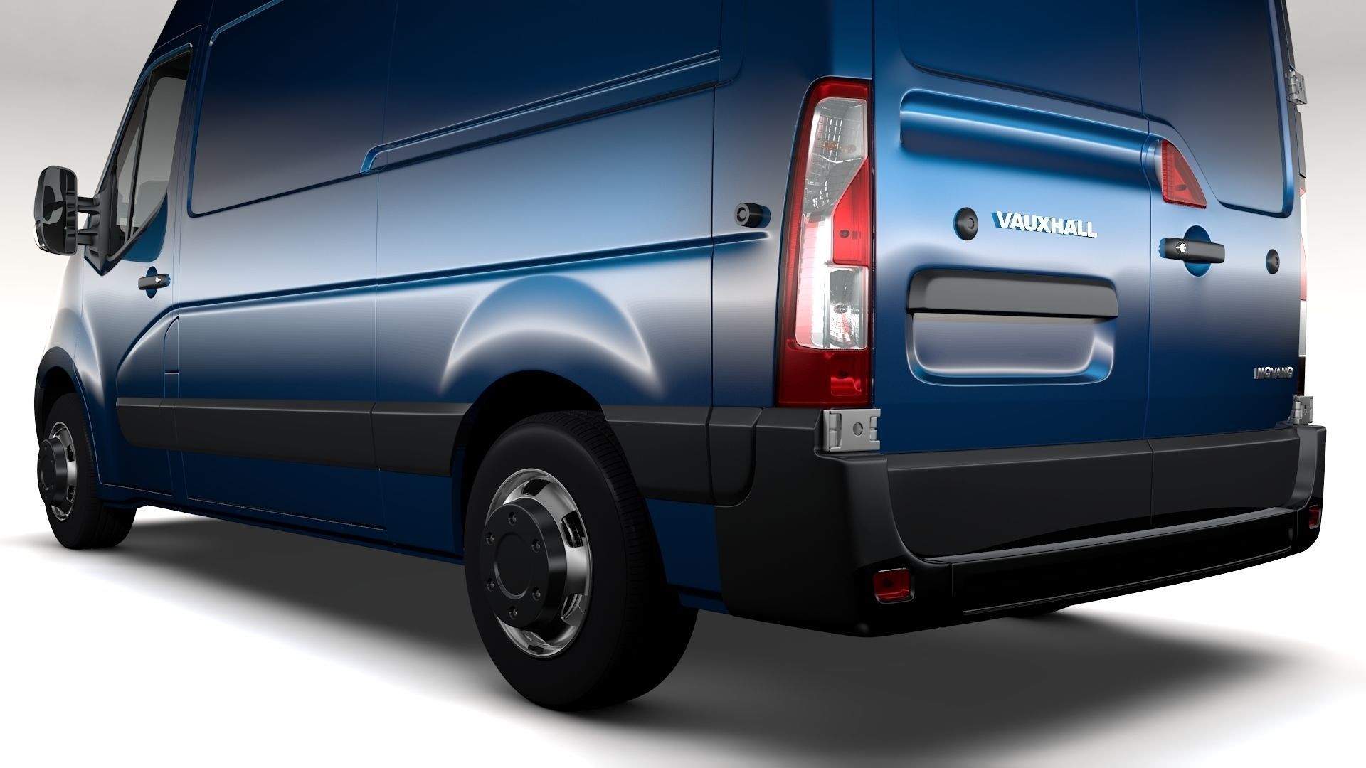 Vauxhall Movano L2H3 Van 2016 3D model_10