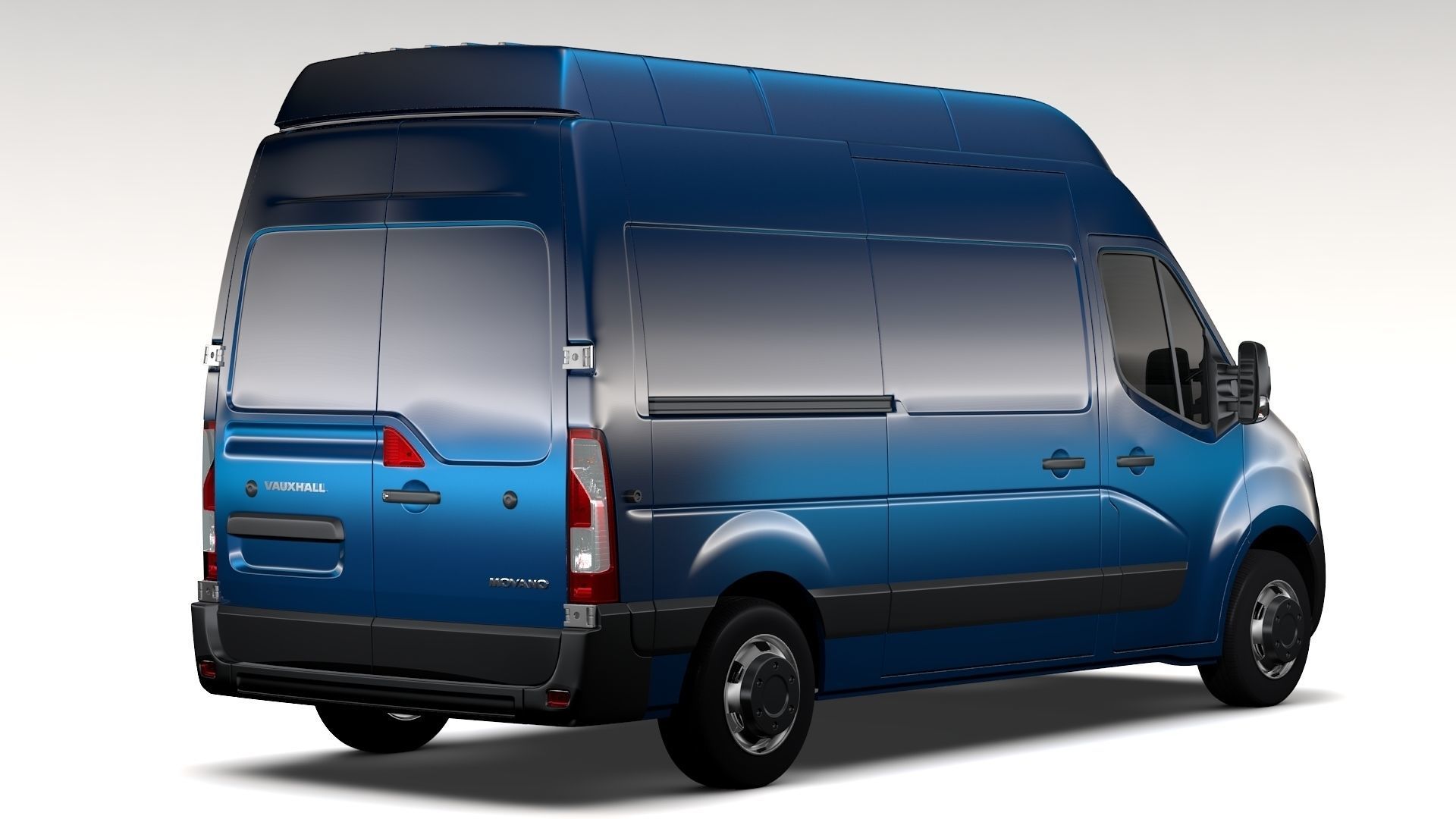 Vauxhall Movano L2H3 Van 2016 3D model_8