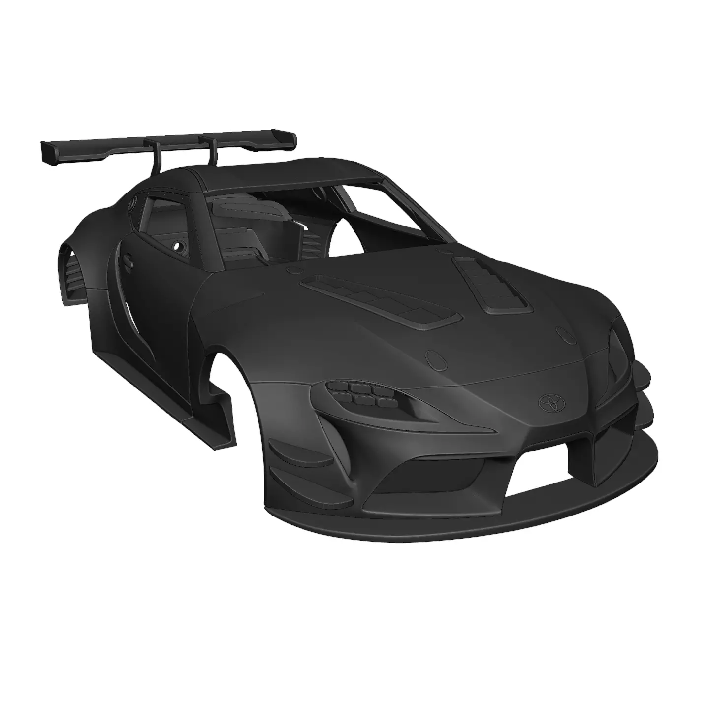 Japanese Super GT Spec Race Body 3D print model