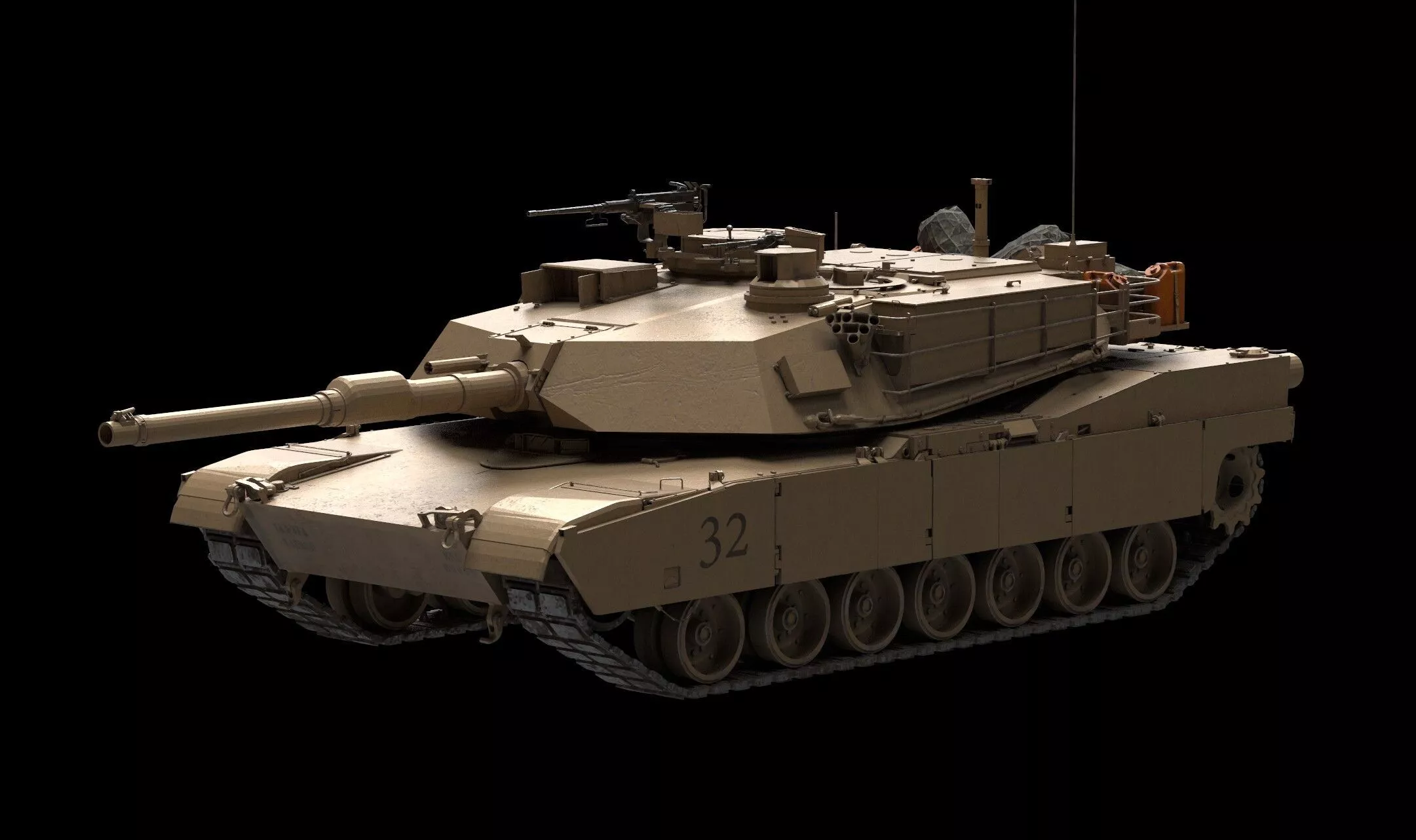 m1a2 abrams 3D model
