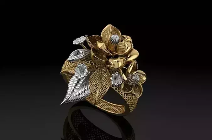 Turkish Couture Floral Rings MGX Master File ONLY