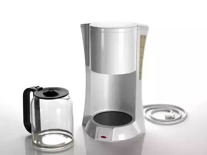 American Coffee Machine 3D model