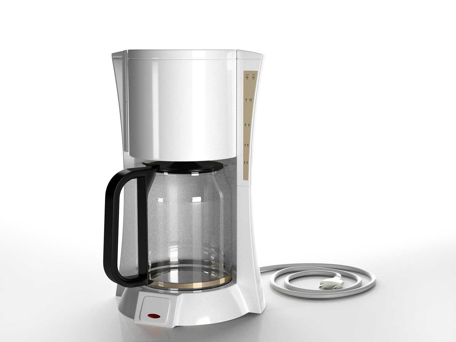 American Coffee Machine 3D model_1