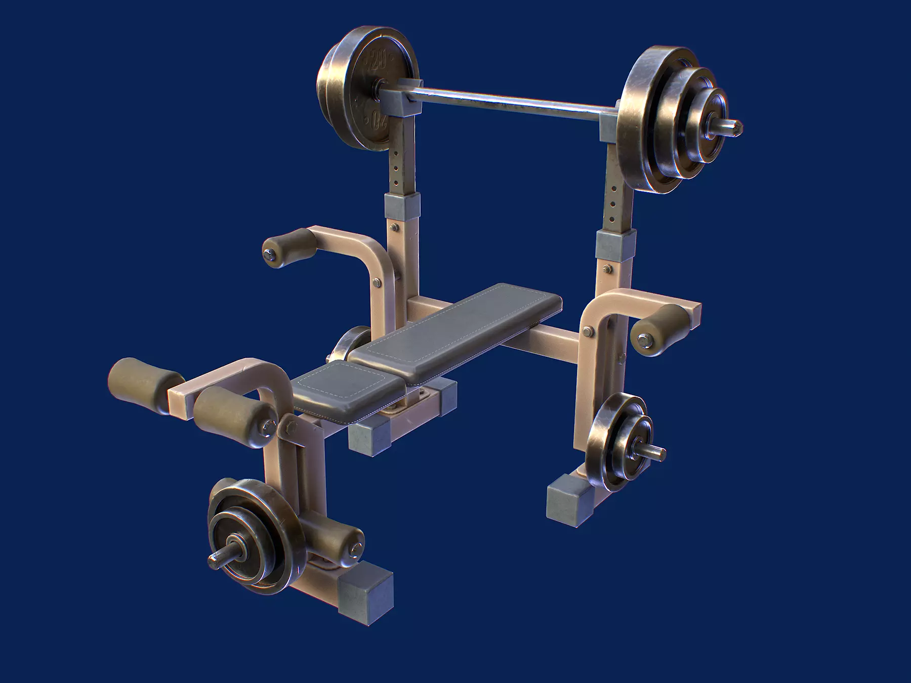 Gym Equipment Fistmaster 2000 3D model