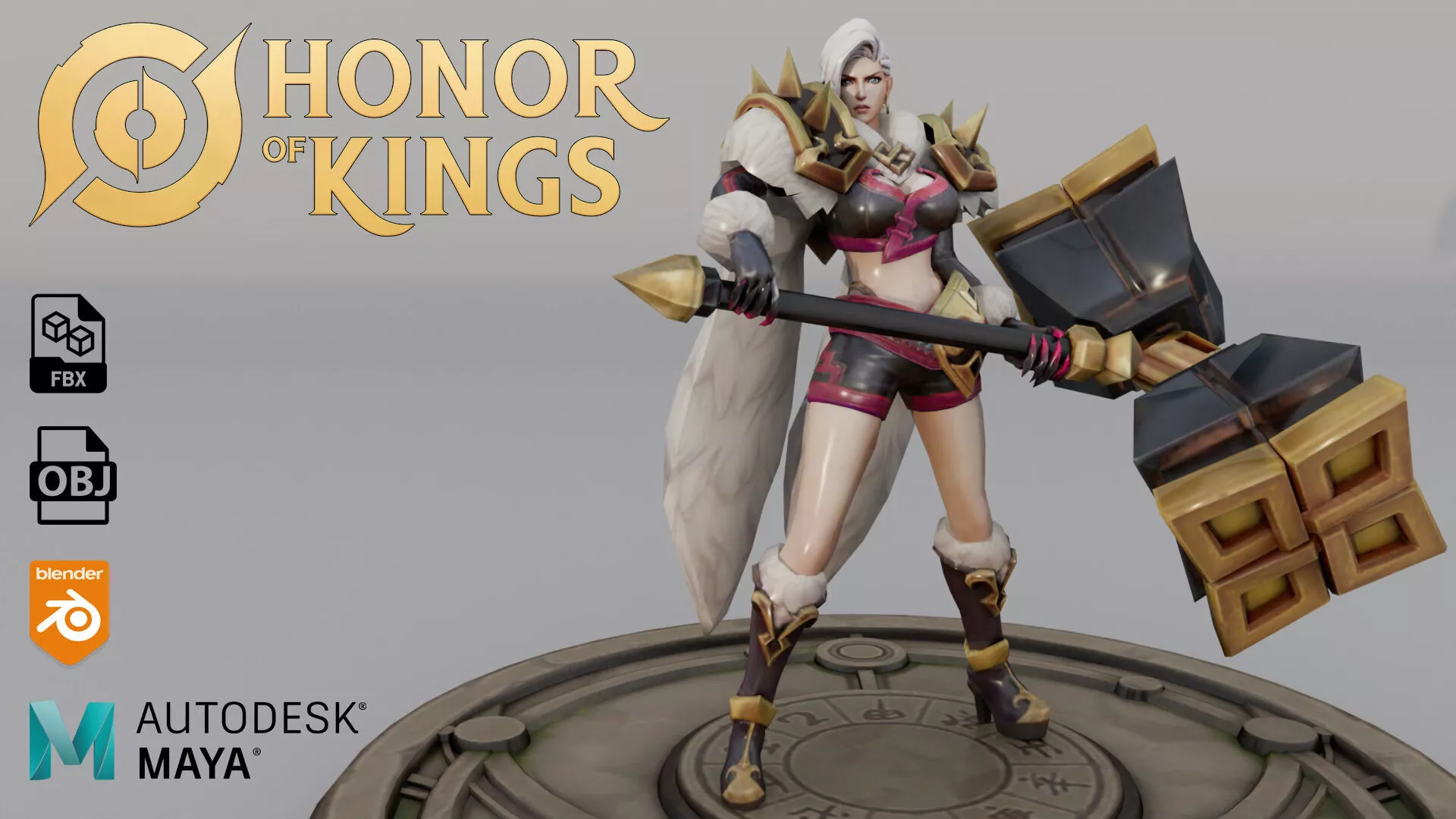 WUYAN - HONOR OF KINGS 3D print model