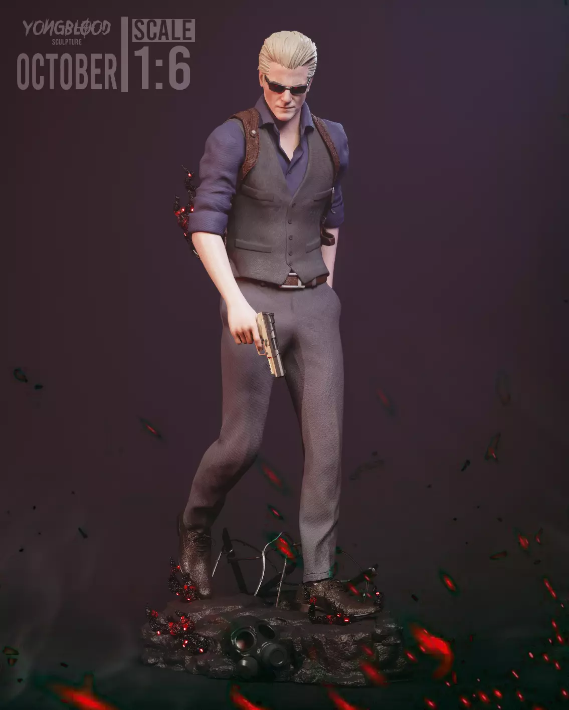 Albert Wesker Resident Evil 4 3D print model