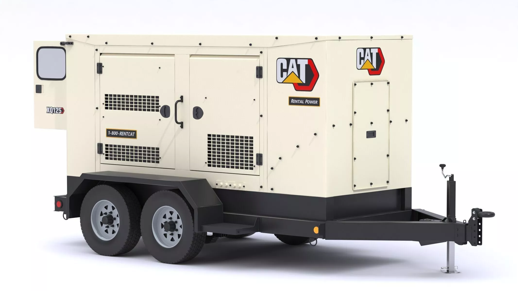 CAT Mobile Generator Set XQ125 Tier 4 Final 3D model