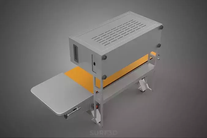 CONTINUOUS BAND HEAT SEALING CONVEYOR BELT BAG PACKAGING MACHINE 3D model 6